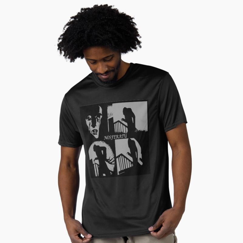 0403 Retro Horror Vampire Nosferatu Scary halloween Gift t shirt Scream film Graphic clothes 100 cotton printed All size tops S