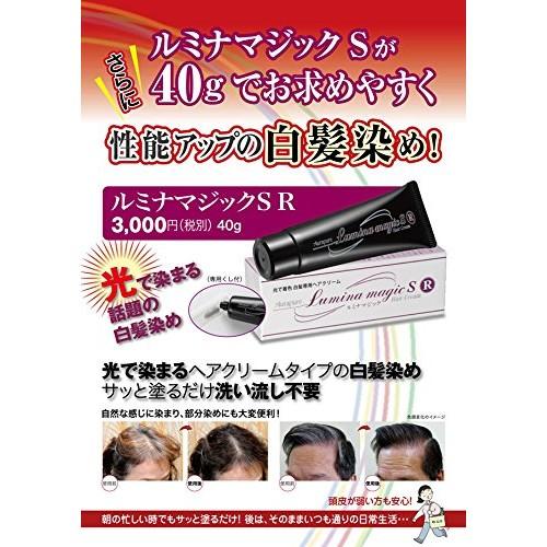 Gray hair dye that dyes with light Lumina Magic SR 40g