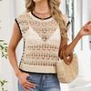 2026 Spring/Summer New Hollow Out Knitwear Women's Vest Top