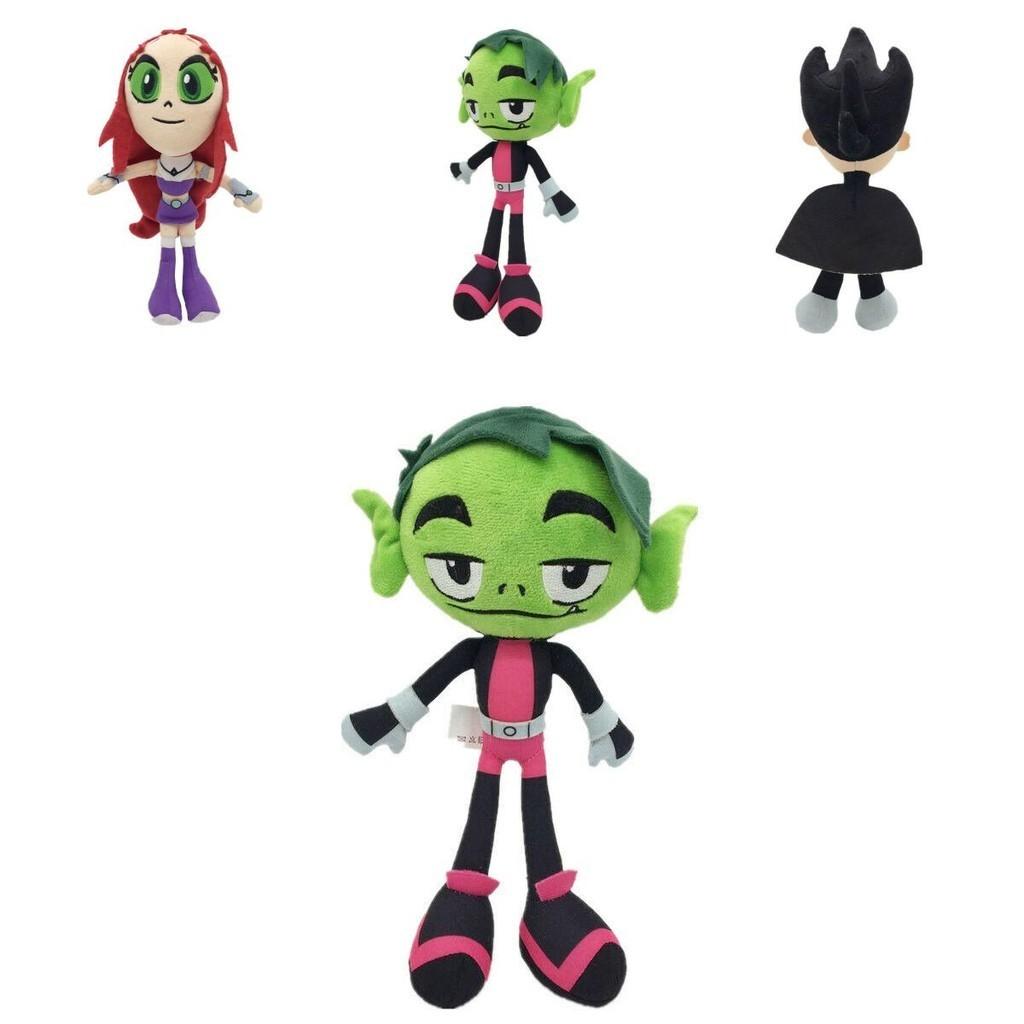 Entzückende 10-Zoll Teen Titans Go Plüschtiersammlung mit Robin Raven Cyborg