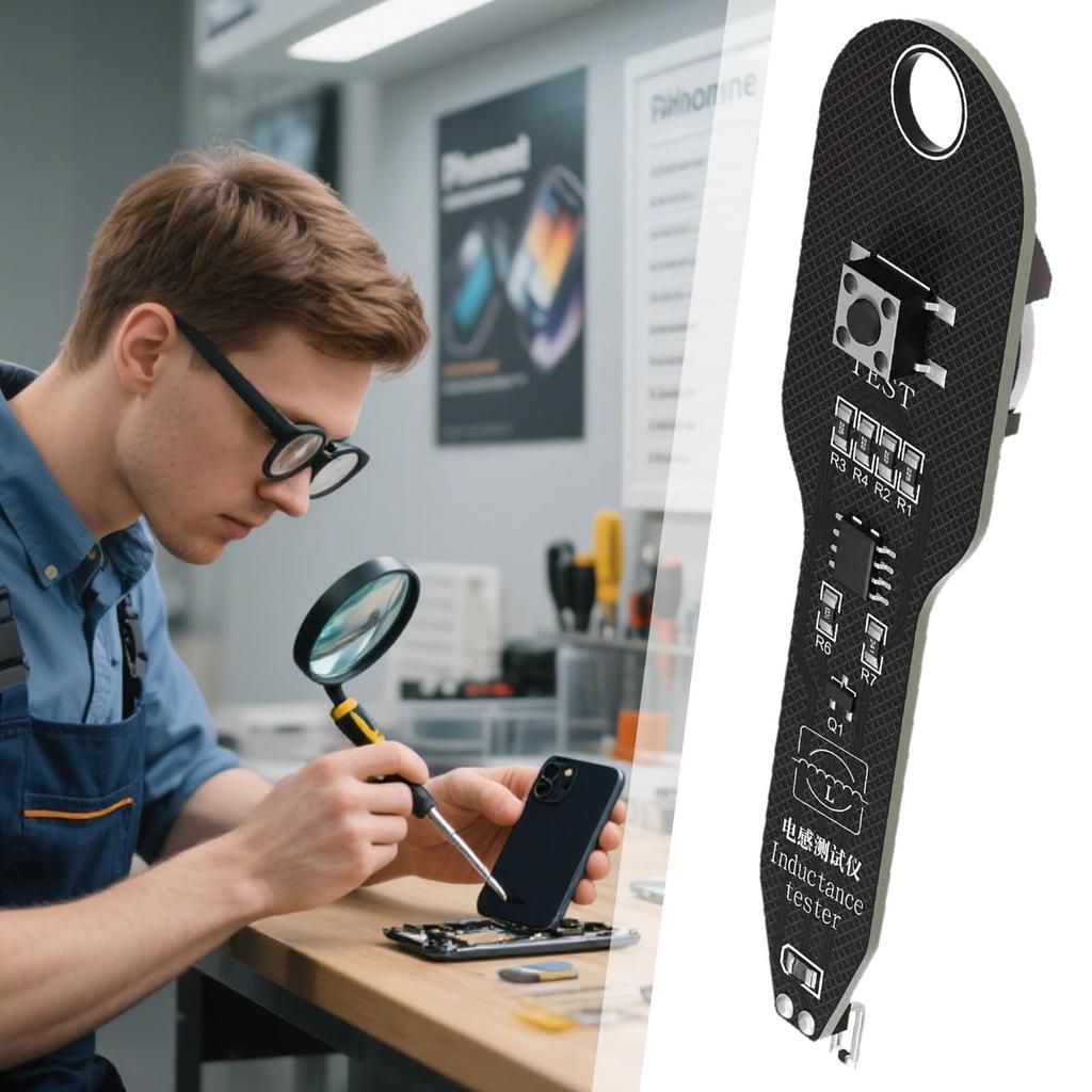 Inductance Tester for Mobile Phone Maintenance High Precision Motherboard Faults Detection Electromagnetic Induction Meter