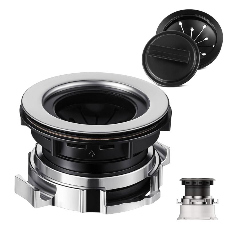 Food Waste Disposer Part Flange Drain Lock Nut Replacement Garbage Disposal Practical Easy Installation Leakproof