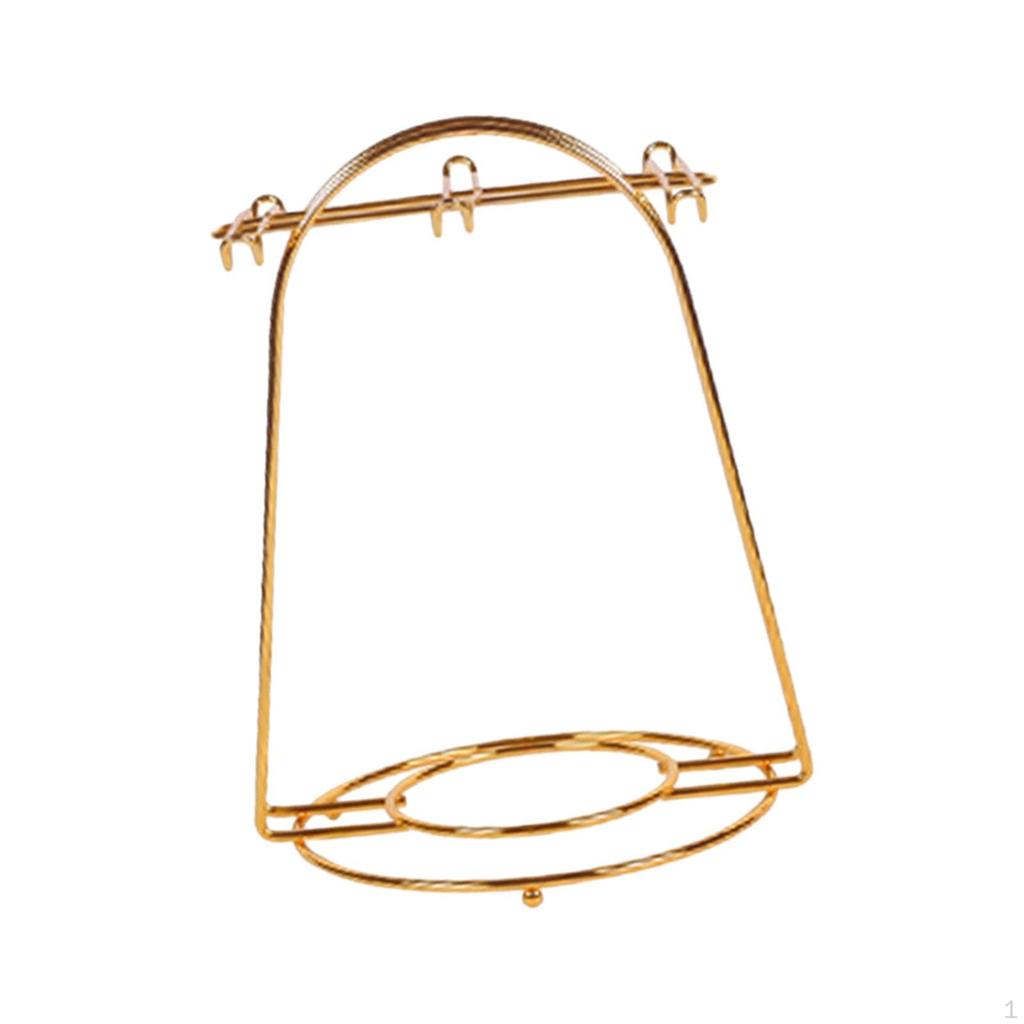 Coffee Mug Rack Cup Drying Tree Cups Organizer Metal Stand for