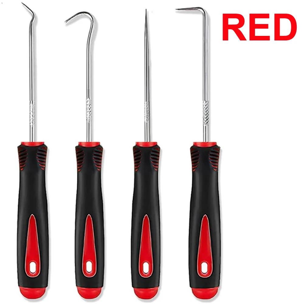 4-piece 160mm Household Car Oil Seal Screwdriver Set Detachable Hook Set Multifunctional Cleaning and Repair EDC Tool