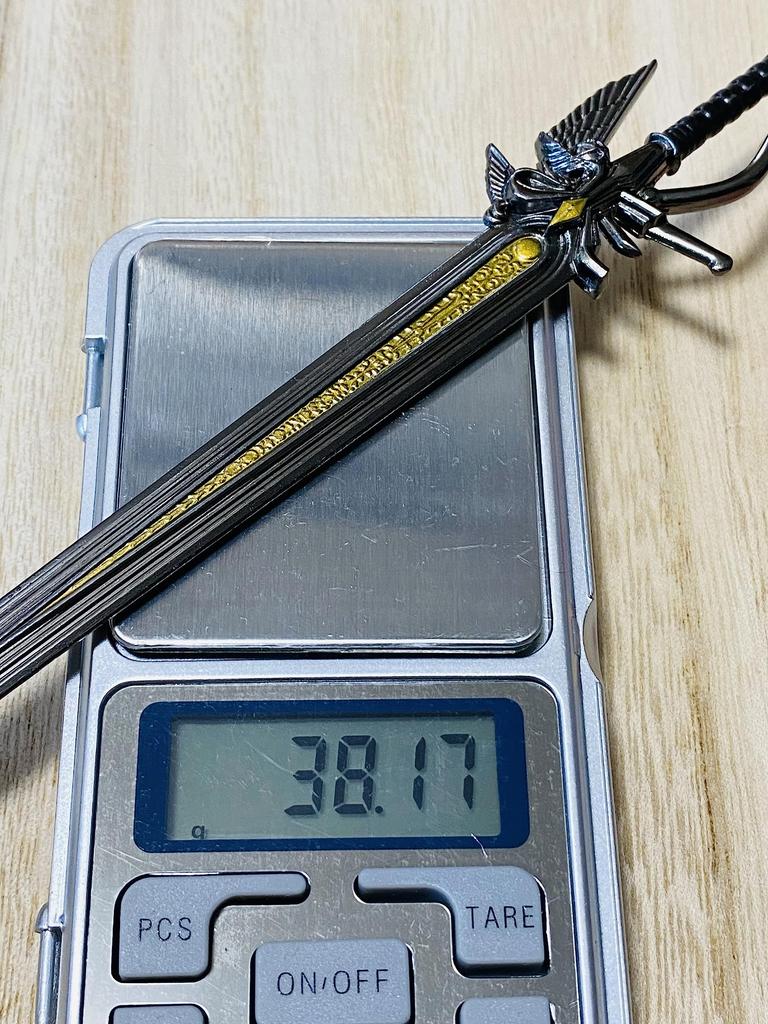 FF Final Fantasy Mini Weapon Sword Accessory Keychain Figure Doll Decoration Base Anime Game Alloy Display Toy Metal Miniature Legendary Stylish of