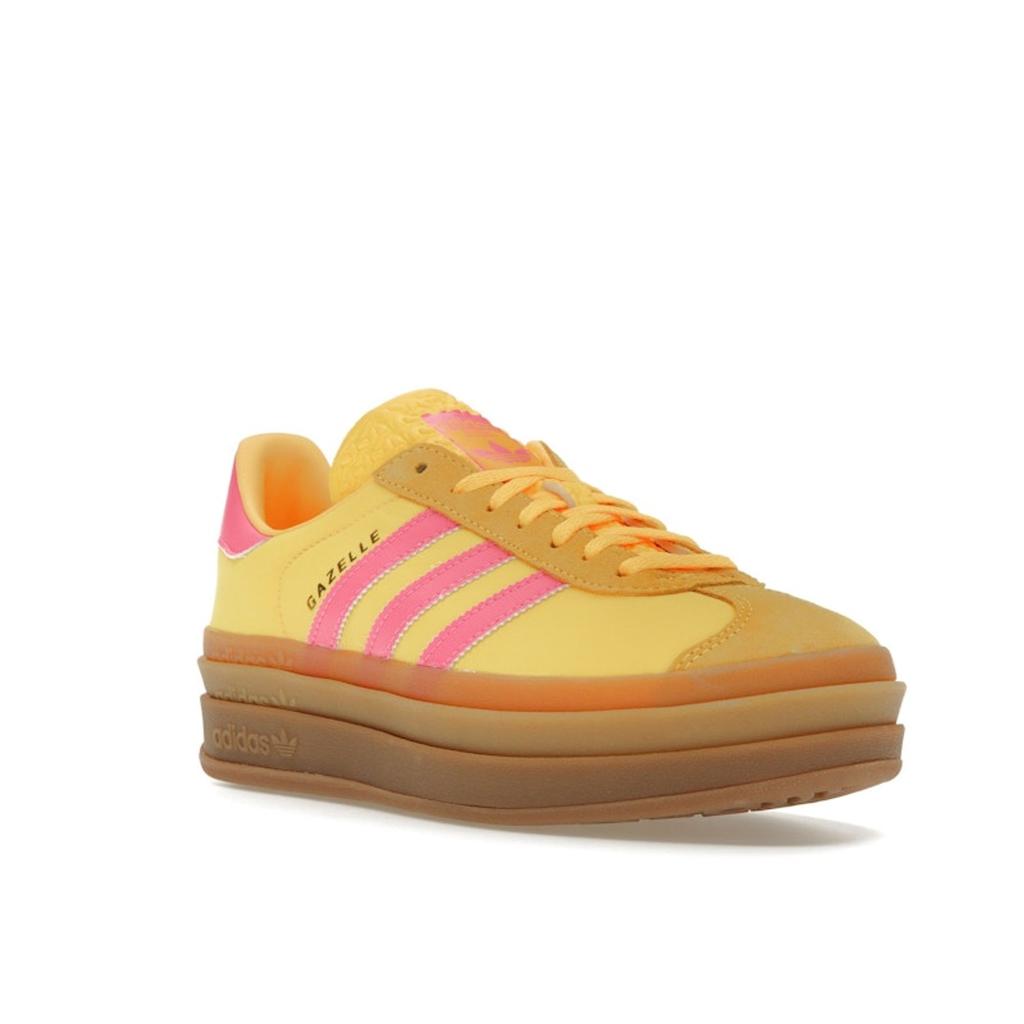 Adidas Gazelle Bold Spark Lucid Pink Women Sneakers Yellow IG4387