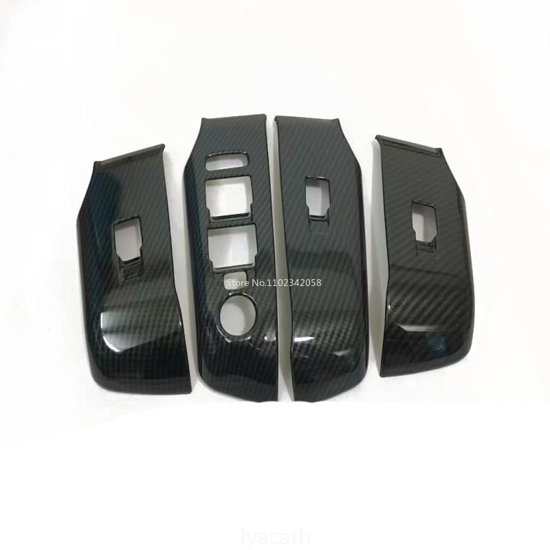 LHD For Citroen C5 Aircross 2018 - ABS Door Armrest Window Switch Control Protection Panel Cover Trim Interior Accessories