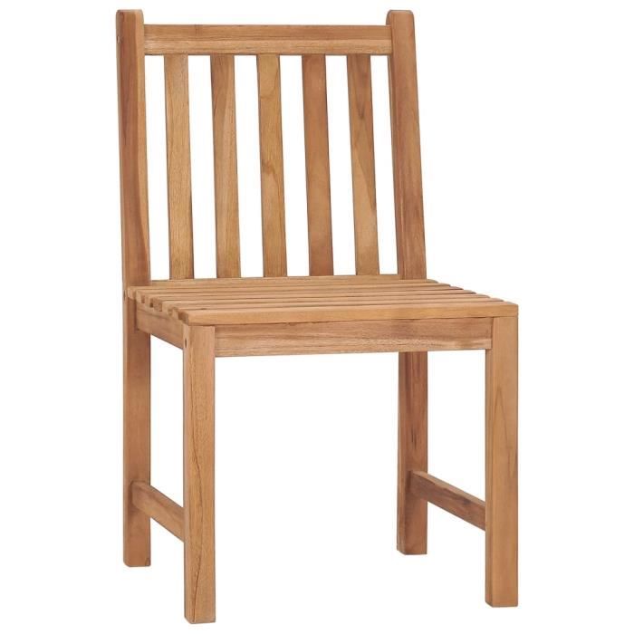 VidaXL Garden Chairs 8 Pcs with Cushions Solid Teak Wood