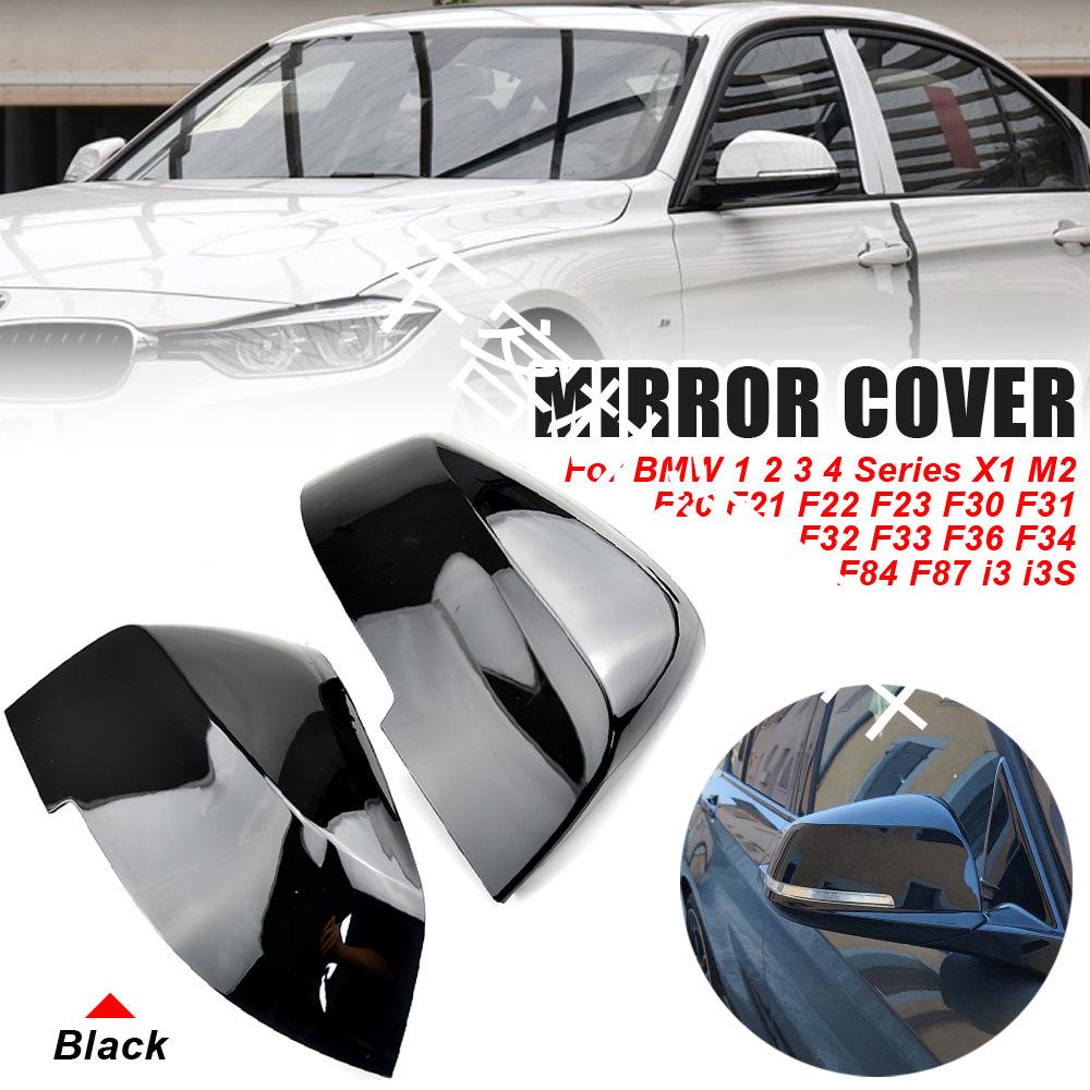 

BMW F20 F30 F32 F33 Черные накладки на зеркала заднего вида из углеродного волокна Black Standard