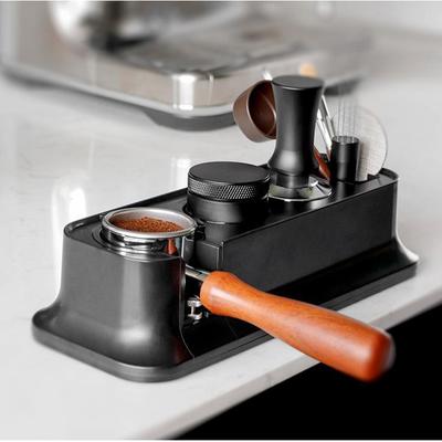 51-58mm Coffee Tamper Station Stand Silicone Holder Coffee Portafiler Distributor & Puck Screen Storage Stand Barista Tools