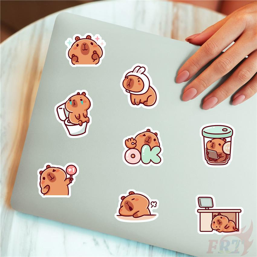 110Pcs/Set Capybara Q-2 Mini Diary Manual Stickers DIY Scrapbooks Album Decor Decals Stickers