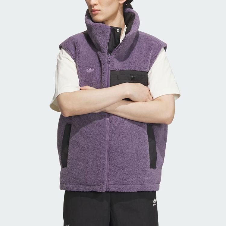 adidas Originals M1 Down Vest 600 Fill Color Block Logo Reversible Sports Vest Men Vests Black IM8438