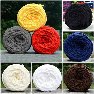 DIY weicher Schal, Pullover, Handtuch, dickes Garn, Stricken, Frotteegarn, Knäuel
