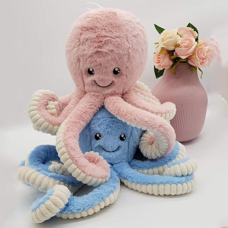 40/60cm Giant Octopus Plush Toys  Stuffed Animals Room Decoration Doll For Kids Girls Boys Birthday Xmas Gift Present Sea