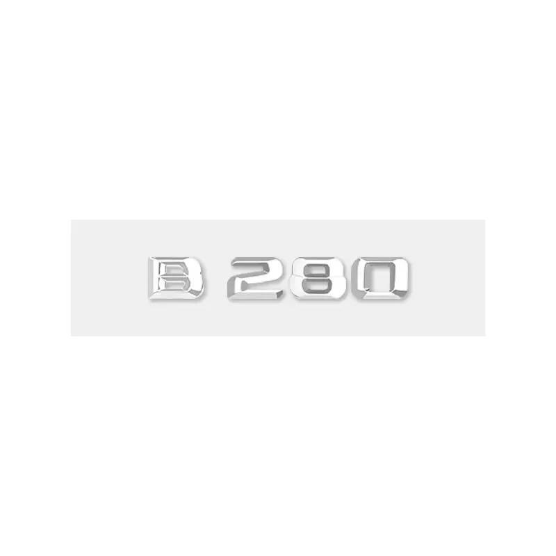 B160 B180 B200 B220 B250 B260 B280 Letter Logo Car Sticker for Mercedes Benz B Class Refit Rear Boot Trunk Displacement Label UO4