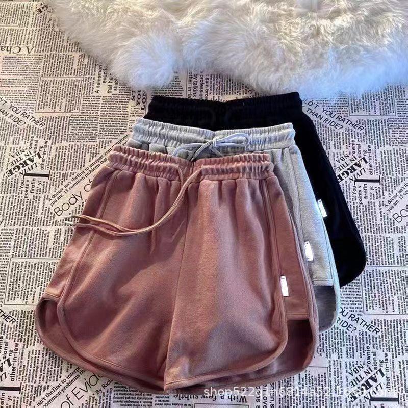 Casual Sports Shorts Women's Thin Loose Thin High Waist Wide Leg Running Pants