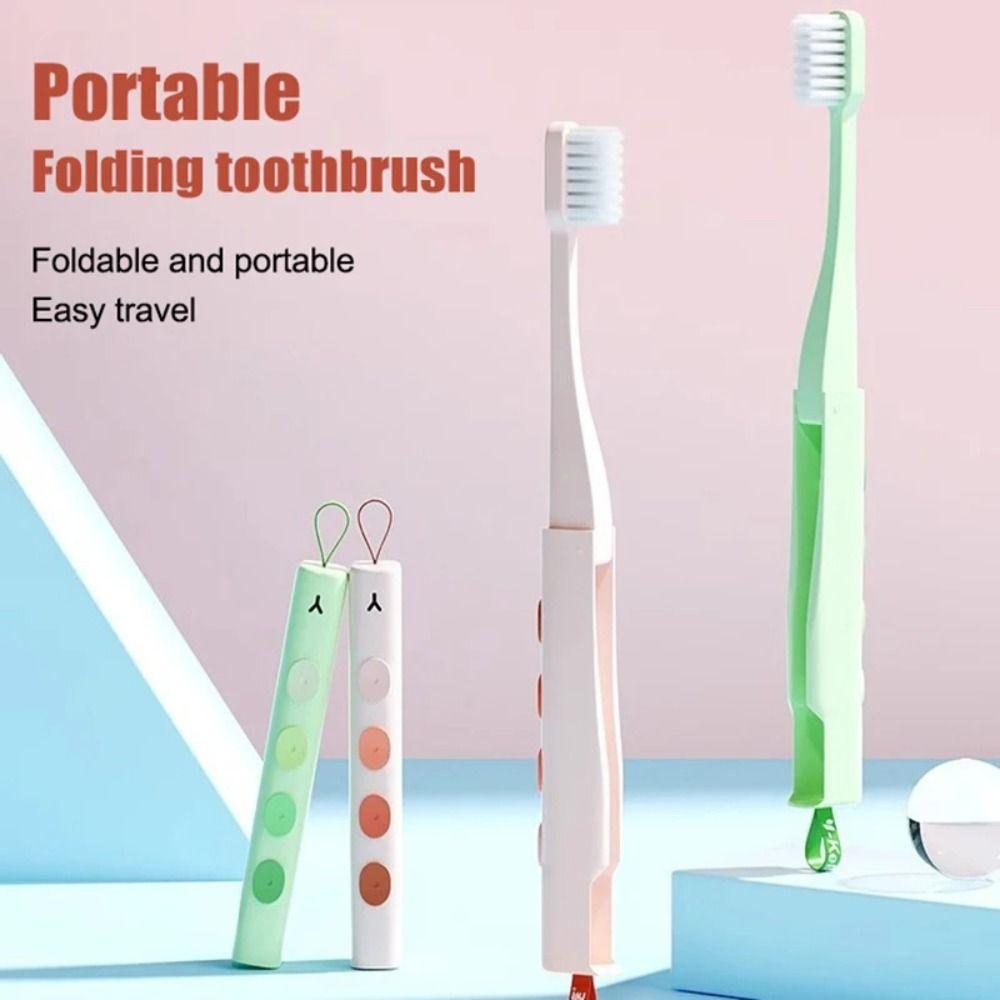 Portable Orthodontic Toothbrush Foldable Dental Brush New Travel Toothbrush  Oral Cleaning Tools