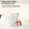 Desk Fan, Personal Fan Small Portable Table Fan And 4 Speeds, Strong Wind  Personal Fan,Can Be Used As A Power Bank,Travel Indoor Outdoor Women Kids