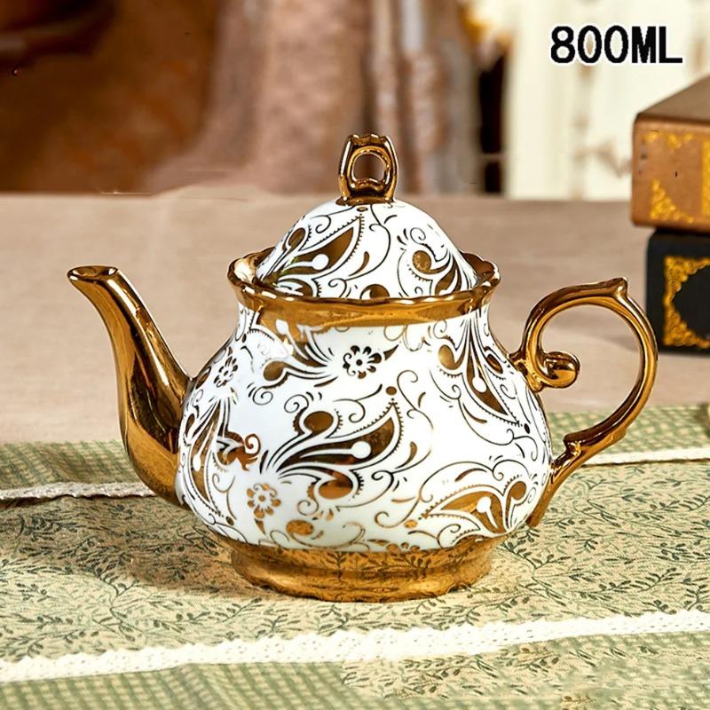 800ML Big Teapot Ceramic Make Tea Pot Special Kettle For Hotel