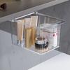 Drawer-Type Storage Box Under Mirror Cabinet Transparent Cartoon Toilet Cotton Bathroom Cabinet Drawer-Type Shelf Jewelry Case