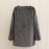 Women's Fur Jacket Imitation Beach Sheep Hair Medium and Long Coat Washed Fox Hair Long Sleeves Large Size Floating Hair Top