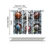 2 Stück Filtervorhänge (Ausgenommen sind Stangen, die ohne Batterien nicht beweglich sind.) Basketball Fußball RugbyHintergrundgeeignet für die Verwendung
