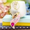 Cute Owl Crystal Rhinestones Crsytal Car Bag Keys Exquisite Pendant Cartoon Trendy Animal Key Chains Bag Charm