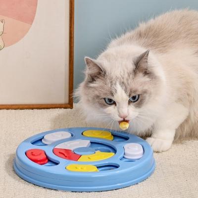 Jouets Puzzle Drôles Antidérapants pour Chien Anti-Étouffement Cache-Nourriture Bol Mangeoire Lente en Plastique Mangeoire Lente IQ Distributeur de Nourriture Soulagement de l'Ennui