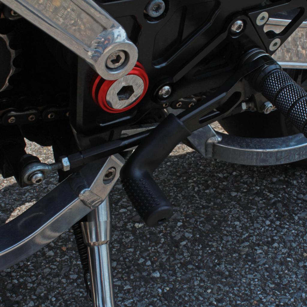 Yamashiro YK-045/BK Shift Guard for Motorcycles, Black, General Purpose, Prevents Shoe Scratches and Fatigue, 1 Piece