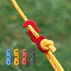 30Pcs Tent Wind Rope Buckle Adjustable Guyline Cord Adjuster Aluminium Alloy Cord Buckles for Outdoor, Camping, Picnics