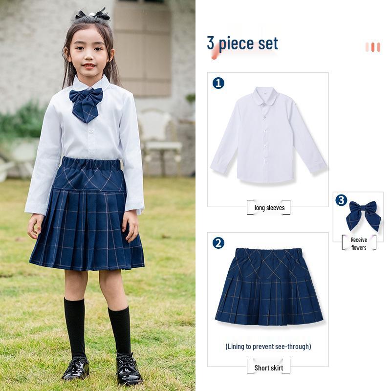 Kindergarten Summer School Uniform Set - Performance Costumes for Primary and Secondary Students