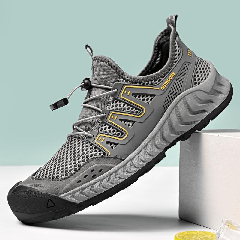 ModaModa Męskie Letnie Sneakersy Oddychające Męskie Buty Casual Antypoślizgowe Męskie Buty Turystyczne Outdoorowe Lekkie Buty Tenis Masculino