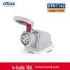 IP67 Waterproof Aviation Connector, 3-4-5 Core, 16/32A, Three-Phase Four-Wire, Non-Explosion-Proof