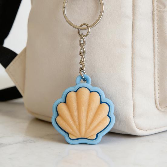 Keychain 3D Printing Sea Animal Design Turtle Crab Octopus Portable Pendant Decompression Stress Relief Key Chain