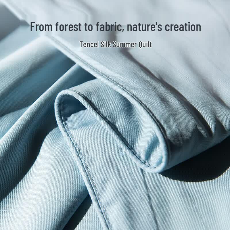 SILKUEEN Tussah Silk Lyocell Summer Quilt