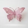 1pc 25cm simulation mesh glitter butterfly decoration Christmas tree decoration pendant living room decoration   Christmas tree embellishment