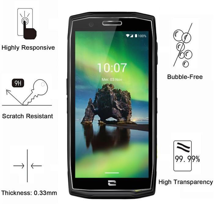 Gehärtetes Glas - Phonillico® - Crosscall Action X5 - 4er-Pack - Kratzfest - Bildschirmschutz