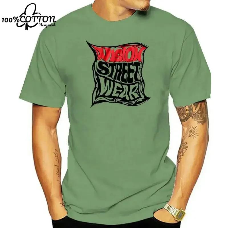 LE T ShirtVintage Skate Vision Streetwear Distort 1980s T Shirt