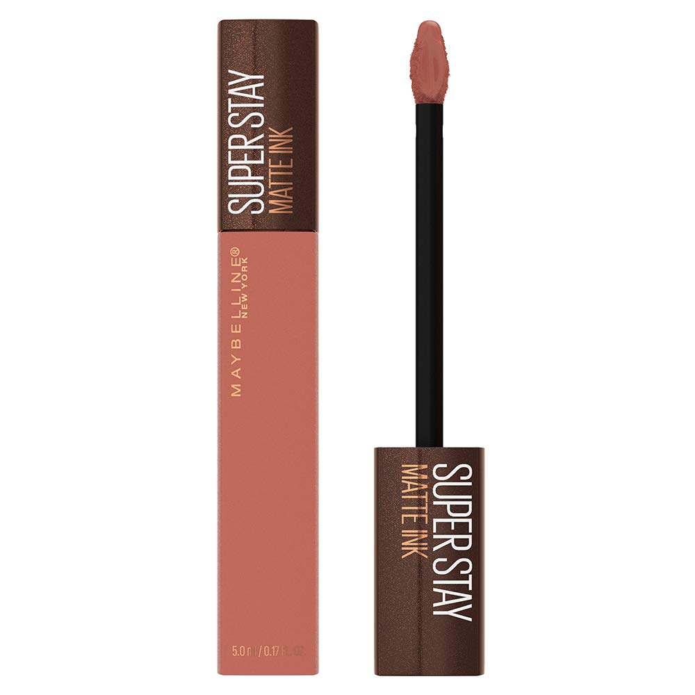

MAYBELLINE SP Stay Matte Ink Lip Lipstick с ароматом лесного ореха и кофе CF260 Простая в использовании розово-коричневая 5 мл (х 1)