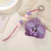 Beads Floral Key Chain Colorful Bag Pendant Lovely Flower Keychain  Kids