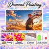 Personalized Gaara Naruto Diamond Art Custom Name 5D Diamond Painting Full Drill DIY Craft