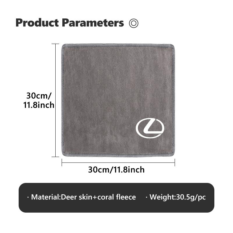 Car Styling Wash Towel Drying Cloth High Water Absorption Cleaning Cloth For Lexus CT ES GS NX IS250 RX350 IS200 LX570 UX250h