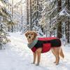 Windproof Dog Winter Coat Thickened Dog Ski Suit Padded Pet Coat Dog Vest Jacket  Outdoor
