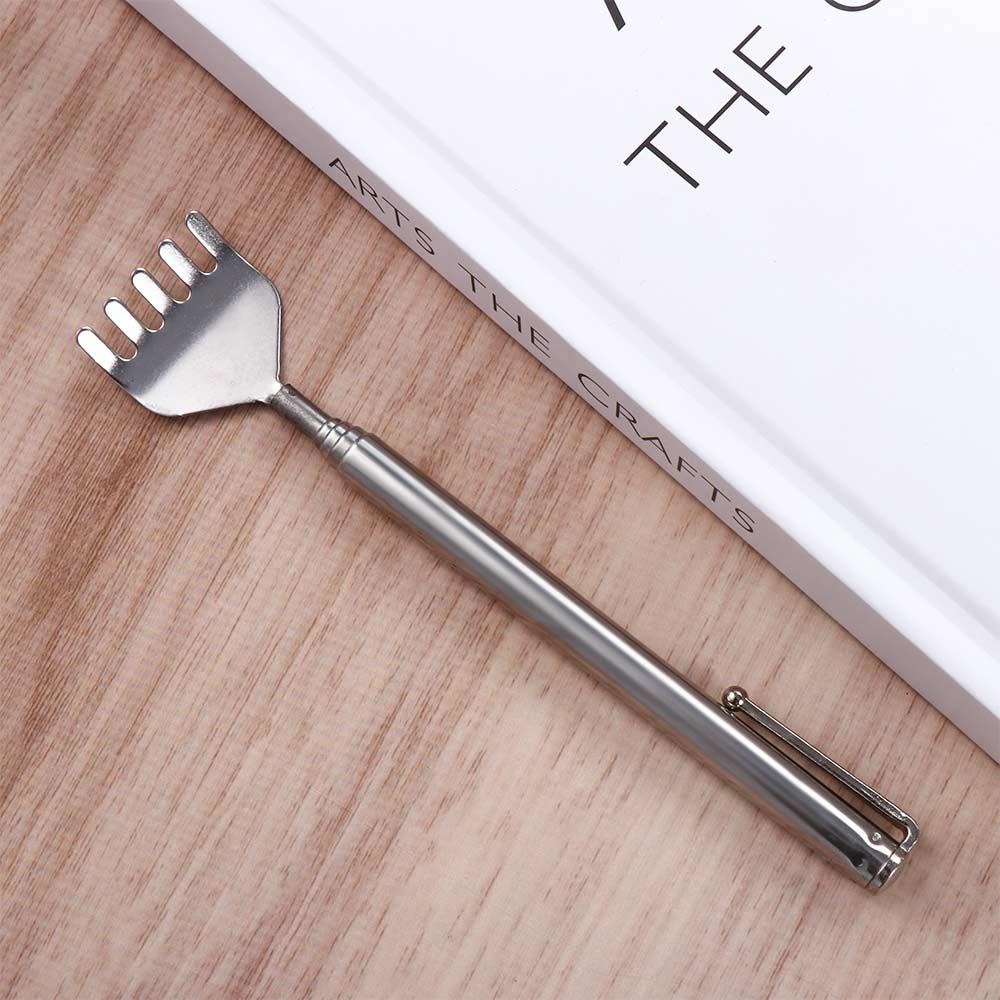 Back Massage Stainless Steel Massager Back Scratcher Tickle Stick Massage Tools Anti Itch Claw