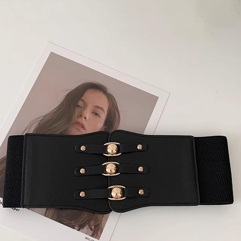 Elastic Wide Corset Belts For Women Waist Plus Size Belt Female Dress Waistband Big Stretch Cummerbunds Clothes Accessory