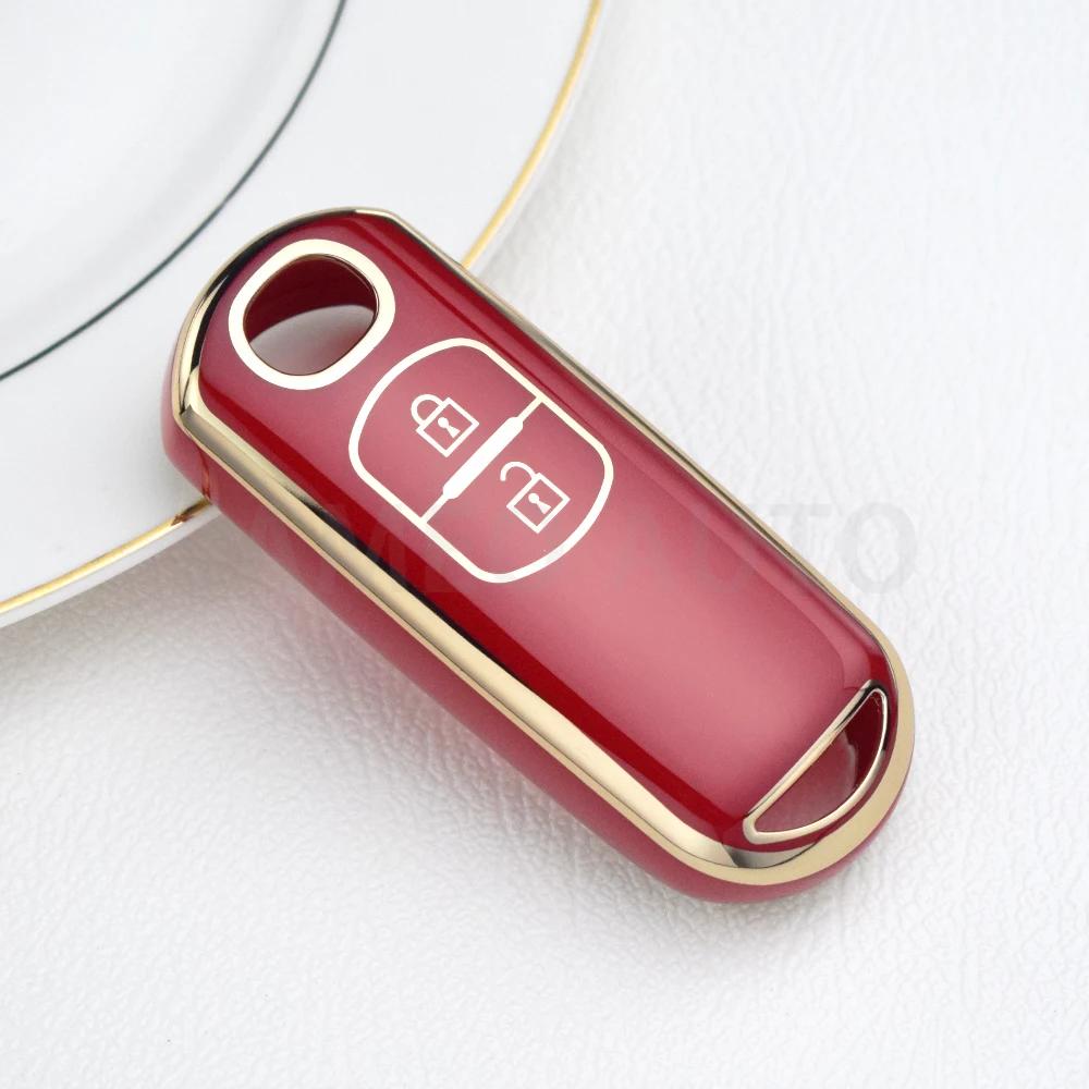 TPU 2 Tasten Auto Fernbedienung Schlüsselhülle Abdeckung für Mazda CX-3 CX3 CX-5 CX5 CX7 CX-9 CX8 2 3 5 6 BL BM GJ Atenza Axela Demio