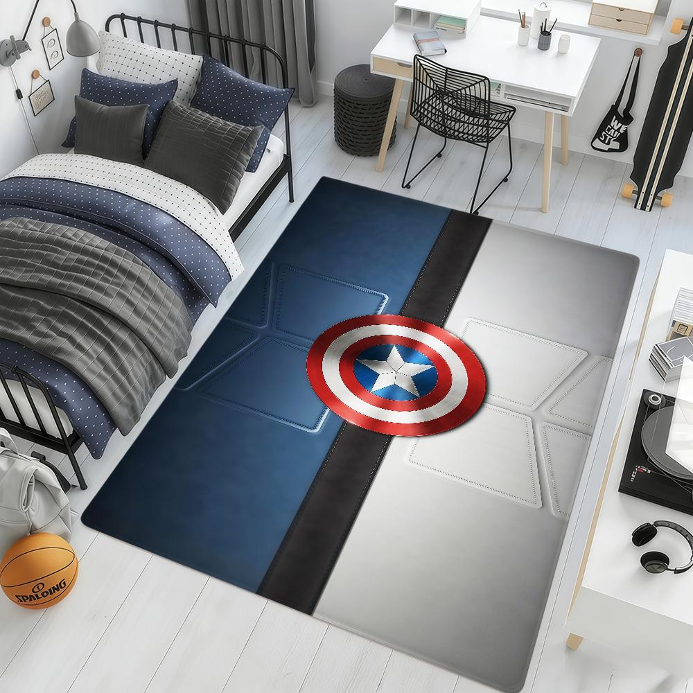movie cool C-Captain A-America ML hogar Bedside Rug Kitchen Bath Floor Mat Hallway Balcony Carpet Entrance Doormat Decor Home