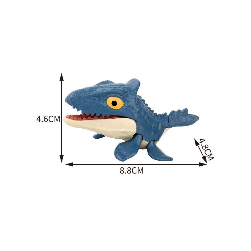 Jurassic Finger Dinosaurier Triceratops Tyrannosaurus Modell Spielzeug für Kinder Kreative Fingerbeißende Dinosaurier Interaktives Spielzeug Junge Geschenk