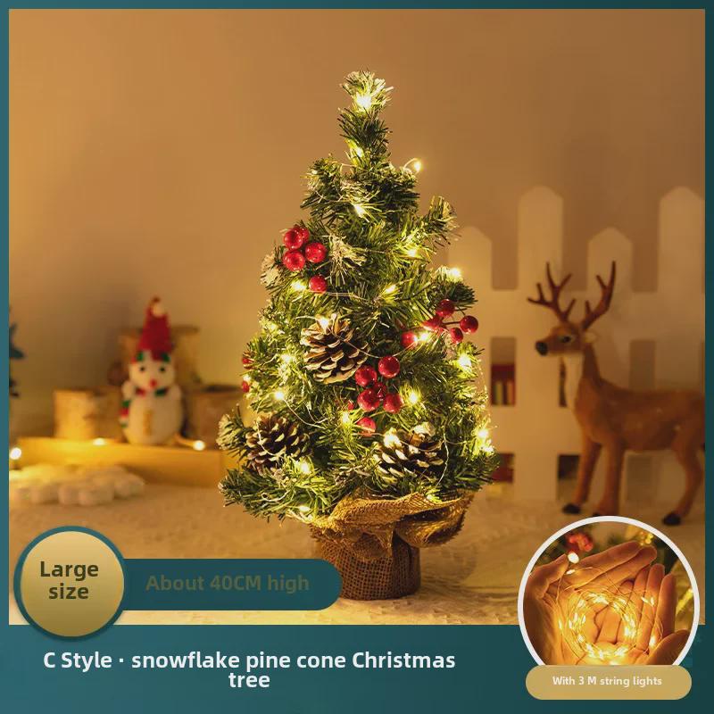 

Mini Encrypted Christmas Tree Set: 45CM Desktop Decorations