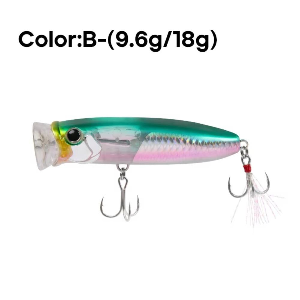 2025 9.6g/70mm Floating Popper Lure Steel Balls Floating Topwater Hard Baits Hard Baits Fishing Lure Bass Fishing